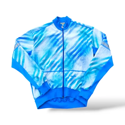 Chaqueta de Ciclismo Gonso Tracktop Vintage Años 80 Lana y Poliacrílico Dunova Talla S Foto 1 de 4