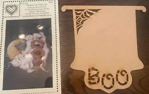 Halloween Tole Pattern Packet: Boo! + Wood Surface by Jamie Mills-Price - Picture 1 of 5