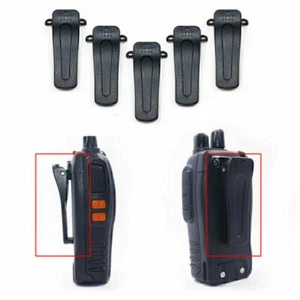 5Pcs Walkie Talkie Belt Clip For Retevis H777 BaoFeng 666S/777S/888S Radio - Picture 1 of 7