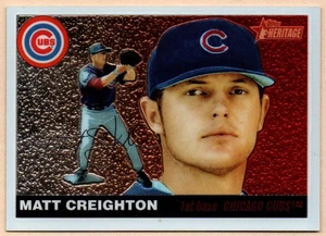 2004 Topps Heritage Matt Creighton Chrome 610/1955 Cubs THC65 - Picture 1 of 2