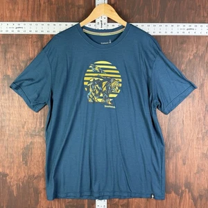 Smartwool Companion Trek Graphic T Shirt Graphic Merino Wool Blend Men’s XL EUC - Picture 1 of 7