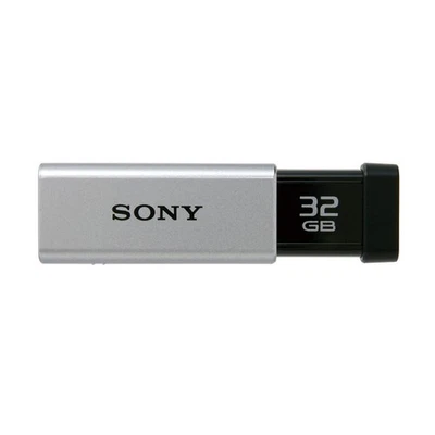 Sony USB Memory USB3.0 32GB Silver High Speed Type USM32GTS Flash Drive Japan - Image 1 of 4