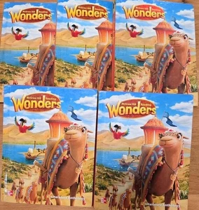 Lot Of 5 Reading Wonders Literature Anthology Gr. 3 Hardcover McGraw-Hill  - Picture 1 of 21
