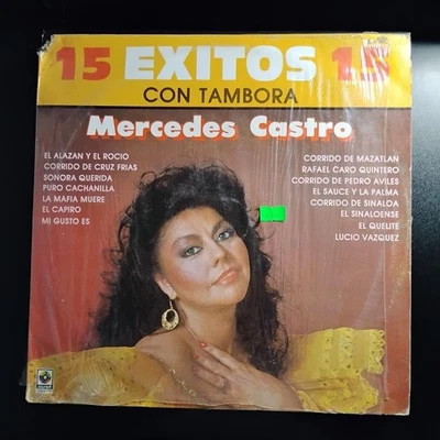 MERCEDES CASTRO EXITOS 15 LATIN ALBUM LP MEXICO NM CLEAN WAX 1986 MUSART - Image 1 of 2