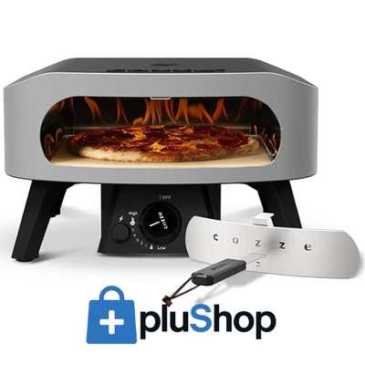 COZZE Forno Pizza a Gas 13” – Gas 30 mbar | Pietra in cordierite inclusa - NUOVO - Immagine 1 di 4