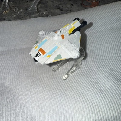 Hot Wheels Star Wars Rebels Ghost Die Cast Ship 2014 CGW62/con soporte Foto 1 de 4