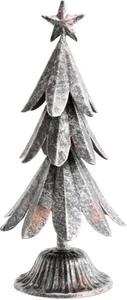 TrendLine Deko Metall Tannenbaum Ø 11x20 cm schwarz Weihnachten Christbaum - Bild 1 von 2