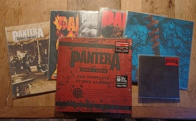 Pantera Complete Studio Albums 1990-2000 Limited Edition Box Set 5 LP Vinyl + 7” - Bild 1 von 4