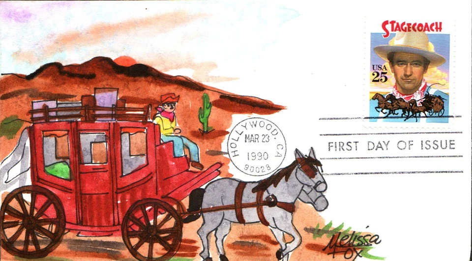 #2448 John Wayne - Diligencia Fox FDC (05619902448001) Foto 1 de 1