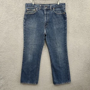 Vintage Levis Jeans Mens 38x30 Blue Denim 517 Bootcut Medium Wash American 80s - Picture 1 of 14
