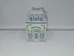 1989 Lenox Spice Village Mustard Spice Jar House Vintage - Picture 1 of 6