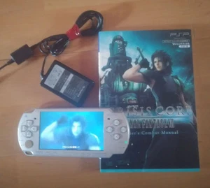 Used SONY PSP 2000 Crisis Core Final Fantasy FF7 Edition with Advent Children K - Picture 1 of 1
