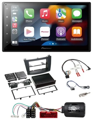 Pioneer DAB Bluetooth 2DIN USB Lenkrad Autoradio für Mazda 3 09-13 analog - Bild 1 von 4