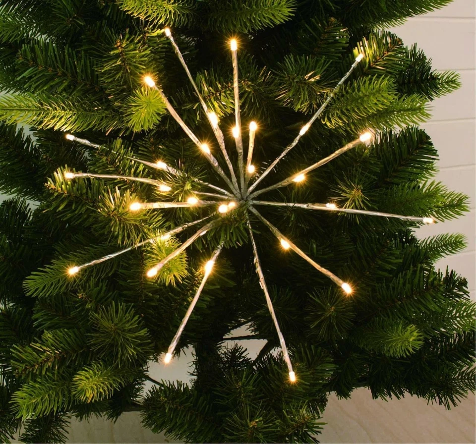 Holiday Time Christmas LED Gold Starburst Branches Mini Lights - Image 1 of 2