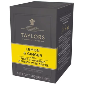 Taylors Of Harrogate Zitrone & Ingwer Kräutertee, 20 Stück - Bild 1 von 4