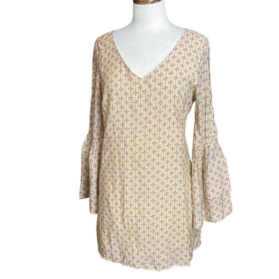 Ark & Co Dress With Long Bell Sleeves Large - Image 1 of 4