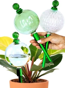 16 Oz Plant Watering Globes For Indoor Plants With Metal Self Watering Plante... - Picture 1 of 7