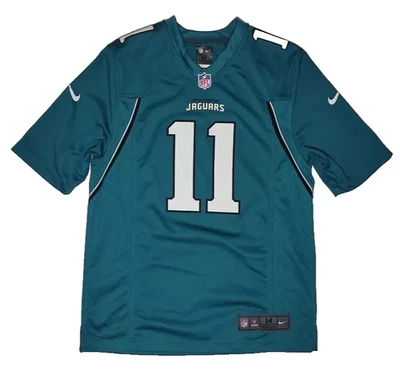 Nike NUEVA Camiseta Para Hombres NFL Jaguars #11 Gabbert On Field Verde Azulado Grande $120 Foto 1 de 2