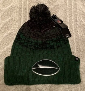 New York Jets Knit Stocking Cap Hat Beanie 47 Brand Green NFL NWT $34 - Picture 1 of 3