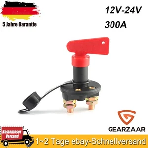 12V 300A Batteriehauptschalter Trennschalter Hauptschalter Batterie Boot Auto - Bild 1 von 12