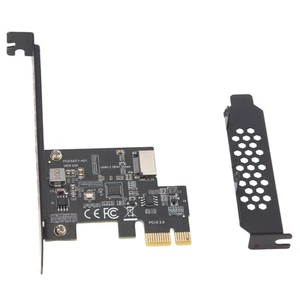PCI-E 1X to USB 3.2 GEN1 5Gbps Type-E A-Key Expansion Card,Front Panel2155 - Afbeelding 1 van 6