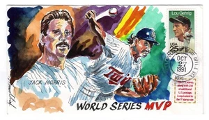Béisbol Jack Morris Twins Jugador Más Valioso Serie Mundial 1991 Caballo Salvaje Pintado a Mano - Imagen 1 de 2