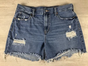 Old Navy Daisy Duke Cut Off Shorts Mid Rise Distressed Grunge Women’s 14 (W35) - Picture 1 of 19
