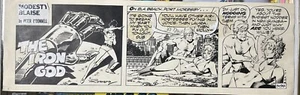 MODESTY BLAISE ENRIQUE ROMERO "THE IRON GOD" COMIC STRIP ART PAGE! BIKINI - Picture 1 of 3
