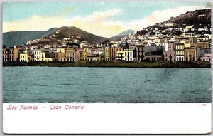 Cartolina Las Palmas Gran Canaria Spagna vista mare edifici - Foto 1 di 2