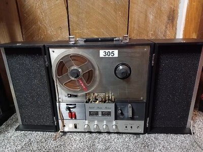 Carrete de estado sólido afilado de 2 carretes - grabadora de cinta estéreo de pista modelo # RS-730U Foto 1 de 4