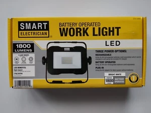 Smart Electrician 1800-Lumen Rechargeable , Portable, LED Work Light - Picture 1 of 7