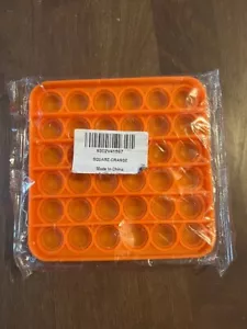 Push Pop Silicone Sensory Fidget Toy Office Anxiety Stress Relief Bubble Game - Picture 1 of 1
