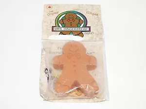 The Original Brown Sugar Bear Mrs. Pan de jengibre vintage 1998 uso seco o húmedo - Imagen 1 de 5