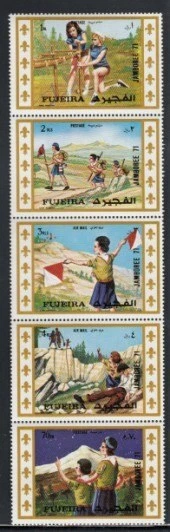FUJEIRA Girl Scouts Jamboree MNH set - Image 1 of 1