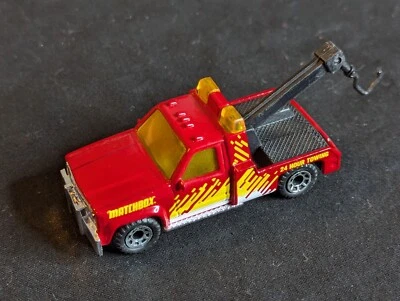 Vintage MATCHBOX GMC Wrecker red/Black 1987 - Image 1 of 4