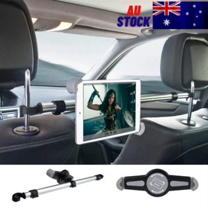 Aluminium Car Seat Headrest Tablet Holder 360° Rotating Alloy Mount for iPad PC - Picture 1 of 15
