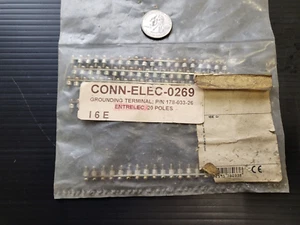 ENTRELEC GROUNDING TERMINAL BAR, 20 POLE, 178-033-26/CONN-ELEC-0269 - Picture 1 of 2