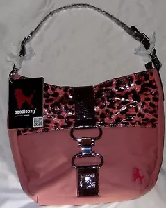 1/2 Preis! POODLEBAG natural wild FRIDAY mauve Henkeltasche Schultertasche - Bild 1 von 2