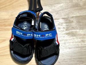 NWT Beverly Hills Polo Club Toddler Sandals Sz 5 - Picture 1 of 3