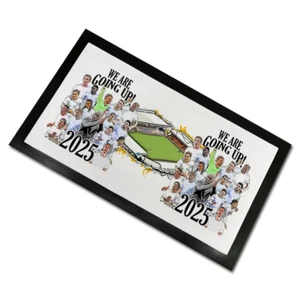 Port Vale Promoted 2025 Bar Runner Mat 2 Sizes Port Vale Man Cave Bar Gift - Picture 1 of 6