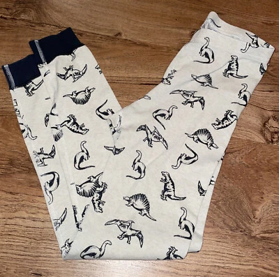 Pantalones de pijama para niños Hanna Andersson con estampado de dinosaurios TALLA 140/10 Foto 1 de 4