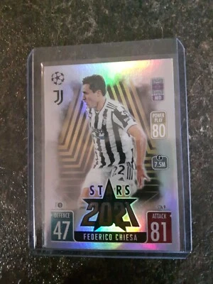 2021-22 Topps Match Attax Stars Of 2021 Federico Chiesa Card# STA 9 - Image 1 of 2