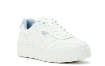 Avia Women's White Bulky Low-Top Lace-up Odor-Control Sneakers Shoes: 10-11 - Image 1 of 4