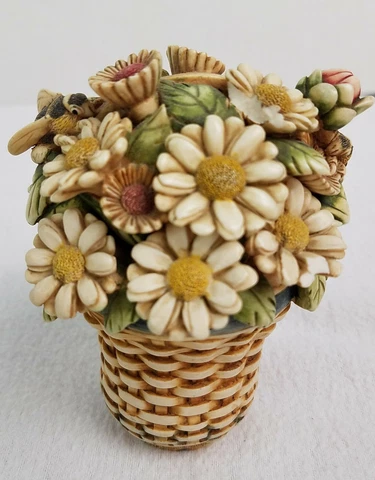 Longaberger Harmony Kingdom 2000 Daisy Basket Limited Edition 1046/3000 FLAW Cover