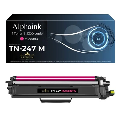 ALPAHINK TONER TN-247-M PER BROTHER DCP L3500 L3550CDW HL L3210CW L3270CDW L3700 L3770CDW