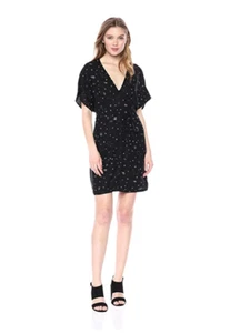 PAIGE Cherelle Dress, Black/Sandy Shell, Size Small, NWT - Picture 1 of 6