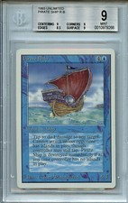 MTG Unlimited Pirate Ship BGS 9.0 (9) Mint Card Magic Amricons 9266
