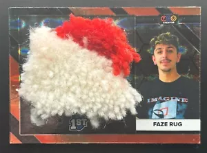 2021 Tru Creator FAZE RUG 1/1 Patch Card 1st #XLR-RUG - Picture 1 of 2
