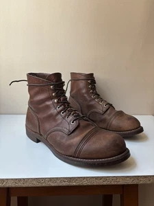 red wing iron ranger Brown Leather Size 9.5 Men - Picture 1 of 8