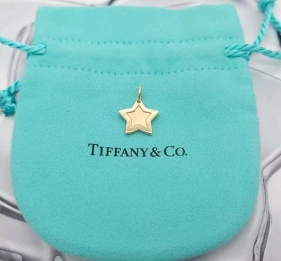 Tiffany & Co. Super Star Charm Pendant in AU750 18K Yellow Gold w/ Pouch - Image 1 of 4